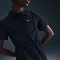 Nike Sportswear Everything Wovens жіноча Short-Sleeve Mini Костюм колір чорний