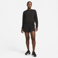 Nike Dri-FIT One женская Crew-Neck French Terry свитшот цвет черный