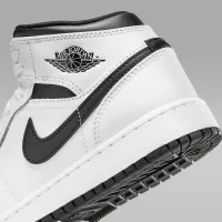 Nike Air Jordan 1 Mid Big детские Кроссовки цвет белый