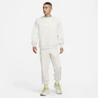 Nike Standard Issue мужские баскетбольные Crew-Neck свитшот цвет коричневый