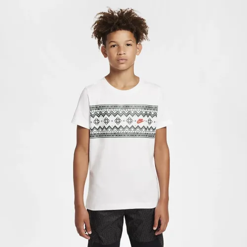 Nike Sportswear Big детские футболка цвет белый