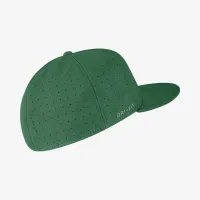 Oregon Nike College Fitted Baseball Hat Green