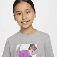 Nike Sportswear Big детские футболка цвет серый