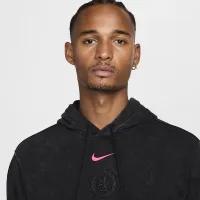Chelsea FC Club Third чоловічі Nike Soccer French Terry Pullover Толстовка з капюшоном колір чорний