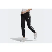 Штаны adidas Essentials French Terry 3-Stripes GM8733 - Черные