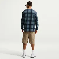 Nike Fairway Fresh чоловічі Dri-FIT Long-Sleeve Loose-Fit для гольфу Polo колір сірий