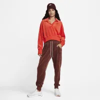 Nike Sportswear жіноча Velour Polo колір червоний