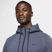 Nike Primary Fleece чоловічі Dri-FIT UV Full-Zip Performance Толстовка з капюшоном блакитний