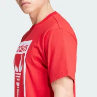 Футболка adidas Originals Trefoil Torch JJ1219 - Красная