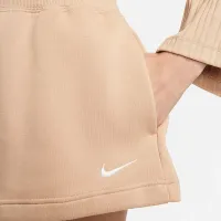 Nike Sportswear Phoenix Fleece жіноча З високою талією Loose шорти колір коричневий