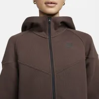 Nike Sportswear Tech Fleece Windrunner жіноча Full-Zip Толстовка з капюшоном колір коричневий