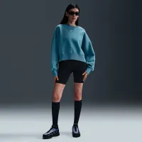 Nike Sportswear Phoenix Fleece жіноча Over-оверсайз Crew-Neck світшот блакитний