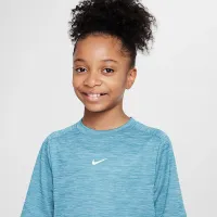 Nike Multi Big дитячі Dri-FIT Short-Sleeve Top блакитний