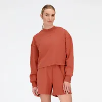Кофта/футболка New Balance WT23555MHY - коричнева