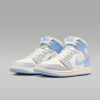 Nike Air Jordan 1 Mid женская Кроссовки синий