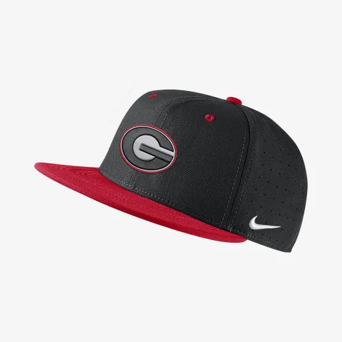 Georgia Nike College Fitted Baseball Hat колір чорний