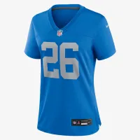 Jahmyr Gibbs Detroit Lions жіноча Nike NFL Game Football Jersey блакитний
