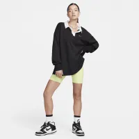 Nike Sportswear Essential женская оверсайз Long-Sleeve Polo цвет черный