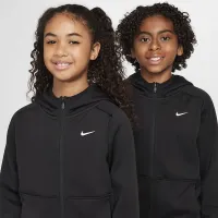 Nike Big детские Therma-FIT Winterized тренировочные Толстовка с капюшоном цвет черный