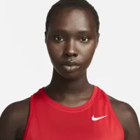 Nike Dri-FIT жіноча тренувальні Tank колір червоний