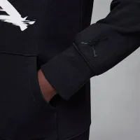 Nike Jordan MJ Flight MVP Big детские Fleece Pullover Толстовка с капюшоном цвет черный