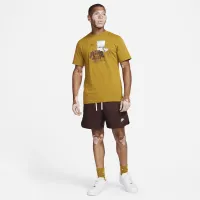 Nike Sportswear чоловічі футболка колір коричневий