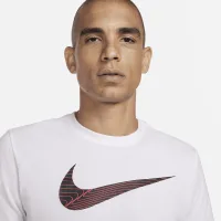 Nike Dri-FIT чоловічі Fitness футболка колір білий