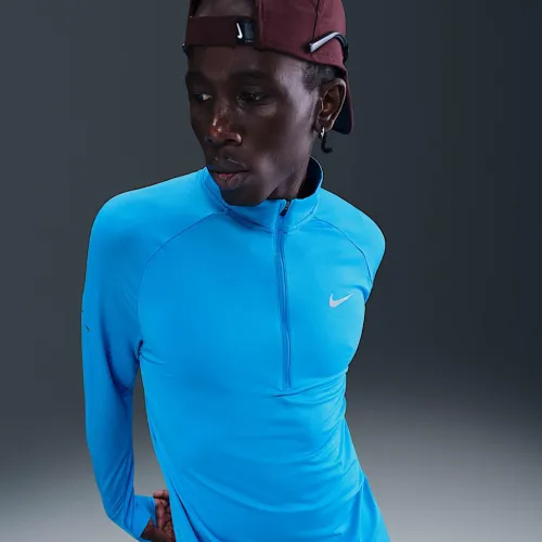 Nike Stride мужские Dri-FIT 1/4-Zip Running Top синий