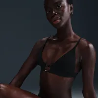 Nike Swim Sneakerkini 2.0 жіноча Bralette Bikini Top колір чорний