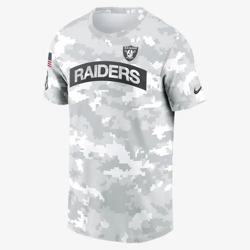 Las Vegas Raiders Salute to Service Edge Arch мужские Nike Dri-FIT NFL футболка цвет белый