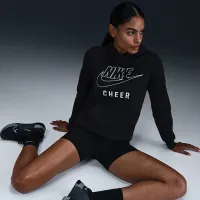 Nike женская Cheer Pullover Толстовка с капюшоном цвет черный
