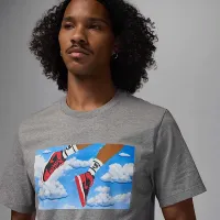 Nike Jordan Flight Essentials мужские футболка цвет серый