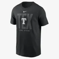 Texas Rangers Fashion Local чоловічі Nike MLB футболка колір чорний