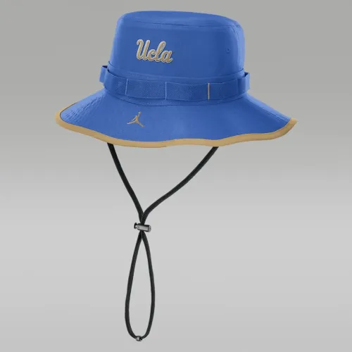 Nike UCLA Bruins On-Field Apex Boonie мужские Jordan Dri-FIT College Bucket Hat синий