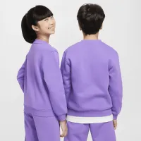 Nike Sportswear Club Fleece Big детские свитшот цвет фиолетовый