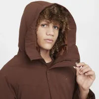 Nike Sportswear Metro Ground Big дитячі Parka колір коричневий