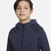 Nike Sportswear Tech Fleece Big дитячі (для хлопчиків) Full-Zip Толстовка з капюшоном блакитний