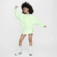 Nike Sportswear Big дитячі (Girls') Dri-FIT Crew-Neck світшот колір зелений