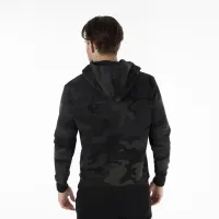 Кофта/футболка Alpha Industries Basic Hoody Camo 178312C125 - szaro-коричневая