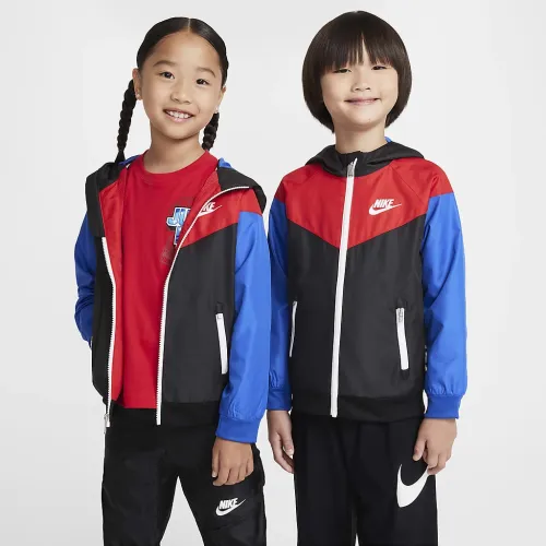 Nike Sportswear Windrunner Little детские Full-Zip Куртка цвет черный