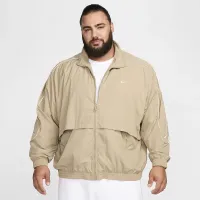 Nike Sportswear Solo Swoosh чоловічі Woven Track Куртка колір коричневий