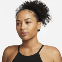 Nike Indy Seamless Ribbed женская Light-Support Non-Padded Sports Bra цвет черный