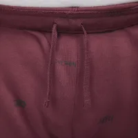 Nike Club Fleece чоловічі Brushed-Back Allover Print Joggers колір червоний