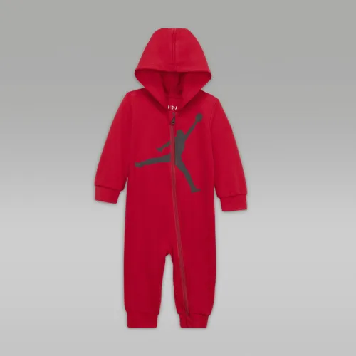 Nike Jordan Baby (0-9M) Full-Zip Coverall колір червоний