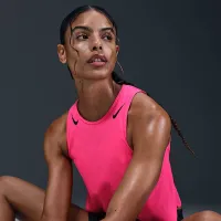Nike AeroSwift жіноча Dri-FIT ADV Cropped Running Tank Top Pink