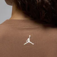Nike Jordan жіноча Graphic футболка колір коричневий