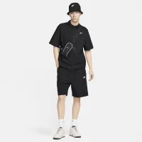 Nike Club чоловічі Short-Sleeve Oxford Button-Up Shirt колір чорний