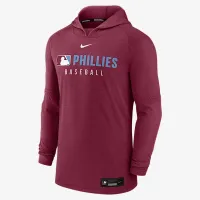 Philadelphia Phillies Authentic Collection мужские Nike Dri-FIT MLB Pullover Толстовка с капюшоном цвет красный