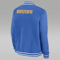 Nike UCLA Bruins Sideline мужские Jordan College Full-Zip Bomber Куртка синий