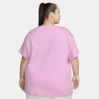 Nike Sportswear Essential жіноча футболка (великі розміри) Pink